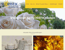 Tablet Screenshot of floristikmodern.at